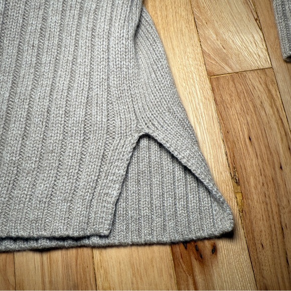 Alex Mill Charley Rib Wool Cashmere Blend Mock Neck Sweater - Picture 5 of 9